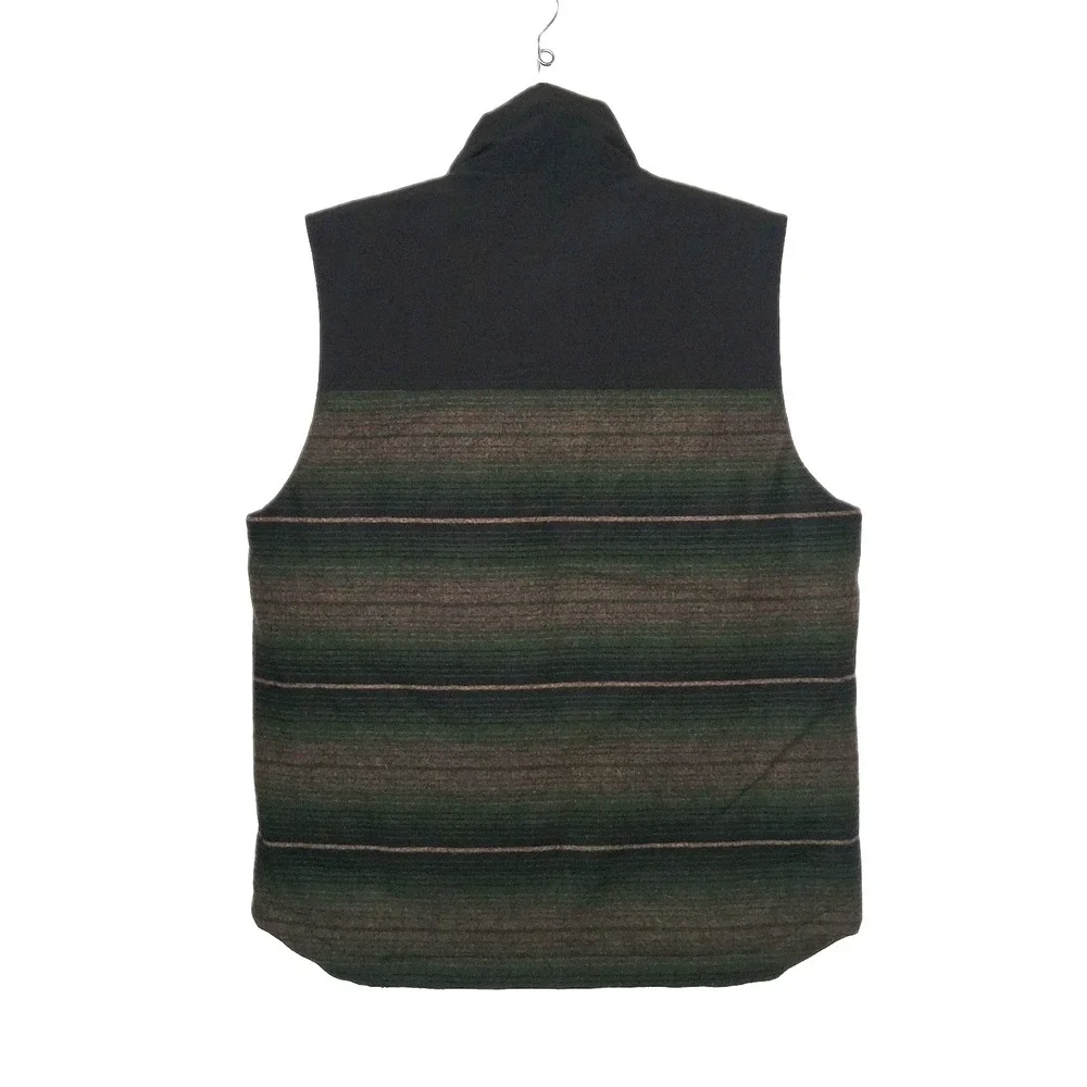 NWT Pendleton Vest Men's Medium Southwestern Wool Polyester Full Zip Sleeveless
